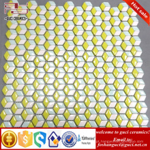 China fornecedor verde corpo completo design cristal vidro mosaico para piscina